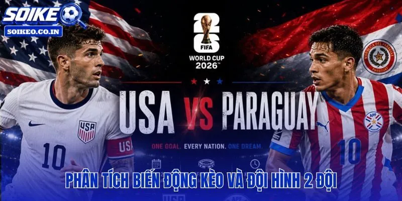 Biến động kèo Mỹ vs Paraguay 13/06 theo dòng tiền thị trường