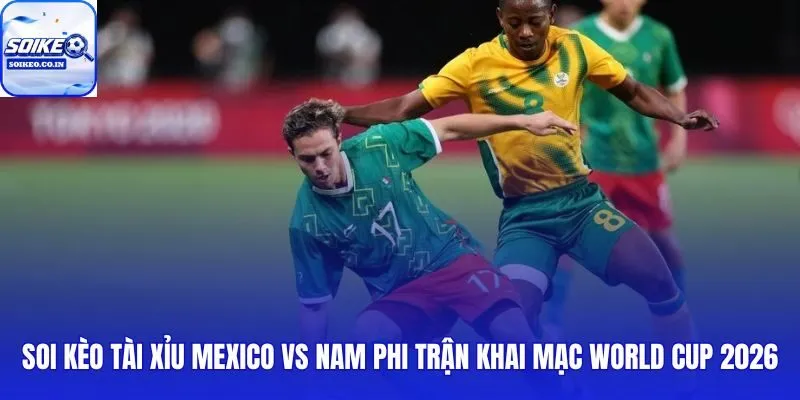 Mexico vs Nam Phi nghiêng xỉu 2.5 theo dữ liệu chiến thuật