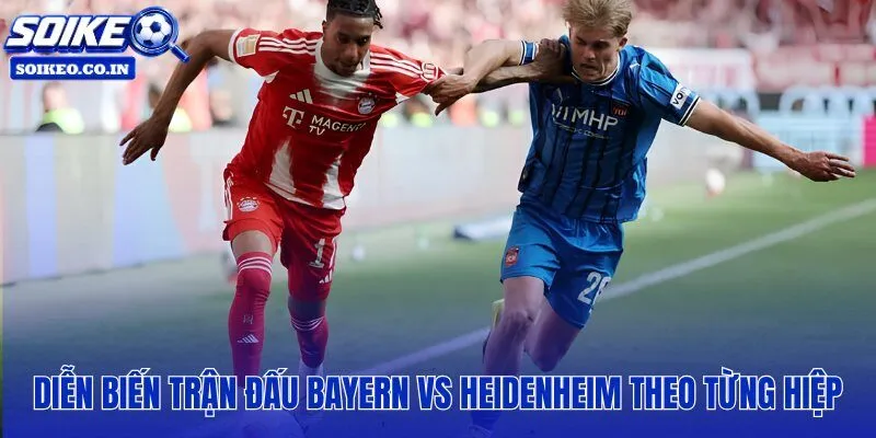 Kiểm soát bóng áp đảo nhưng Bayern vẫn thủng lưới 3 lần trước Heidenheim