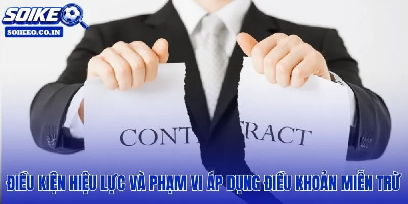 Phạm vi áp dụng miễn trừ trách nhiệm theo đối tượng và địa lý