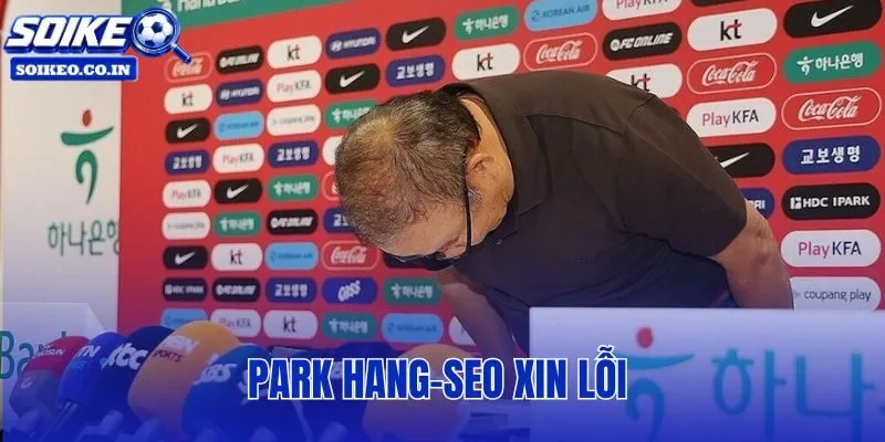Park Hang-Seo Xin Lỗi